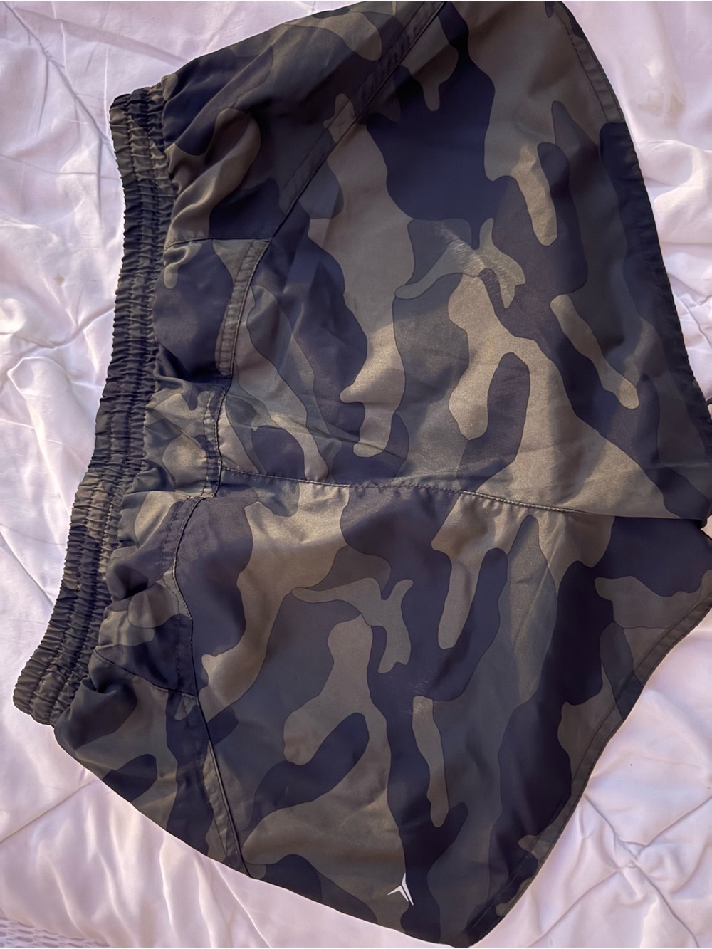 Old Navy Women's Camo Athletic Shorts - Black & Green